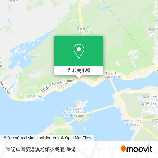 陳記集團新港澳粉麵茶餐廳地圖