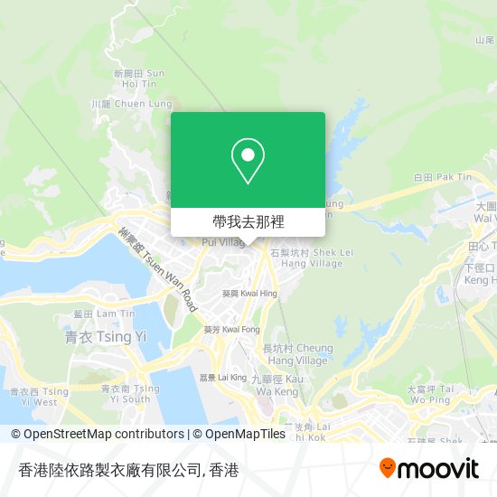 香港陸依路製衣廠有限公司地圖