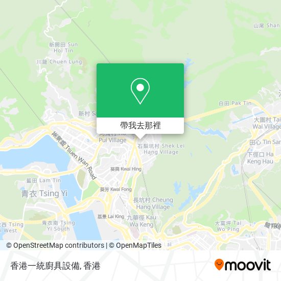 香港一統廚具設備地圖