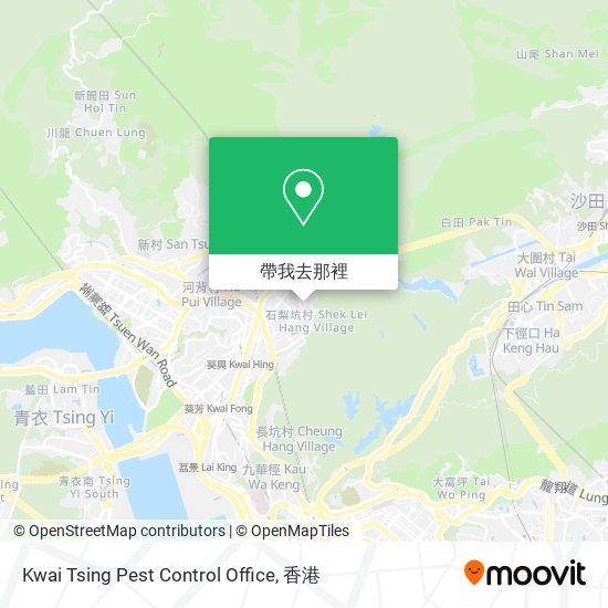 Kwai Tsing Pest Control Office地圖