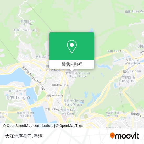 大江地產公司地圖