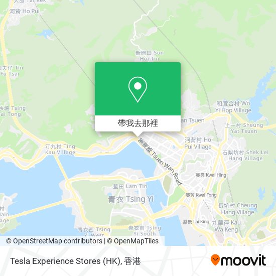 Tesla Experience Stores (HK)地圖