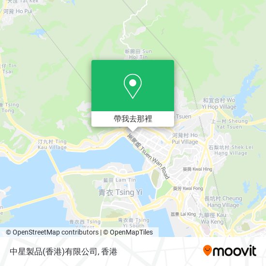 中星製品(香港)有限公司地圖