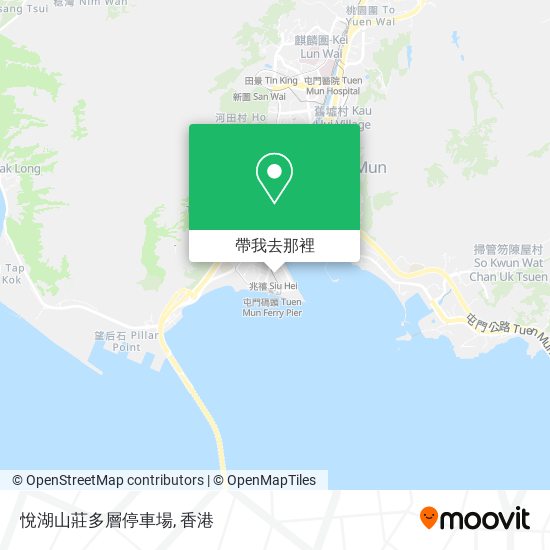 悅湖山莊多層停車場地圖