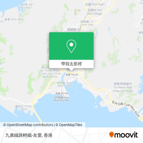 九廣鐵路輕鐵-友愛地圖