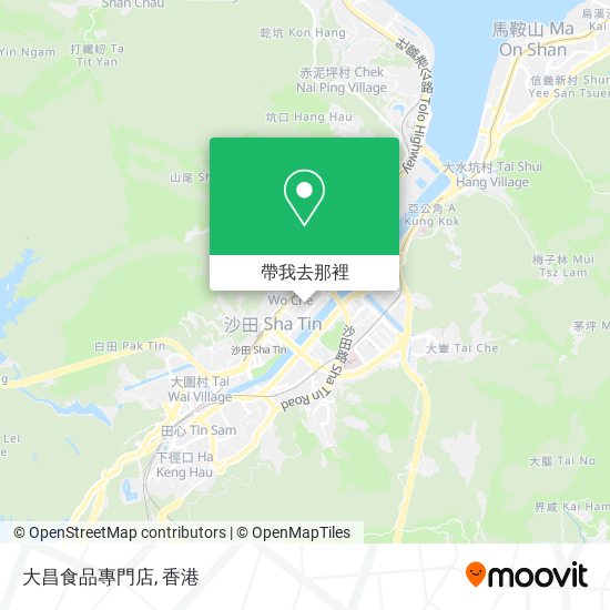 大昌食品專門店地圖