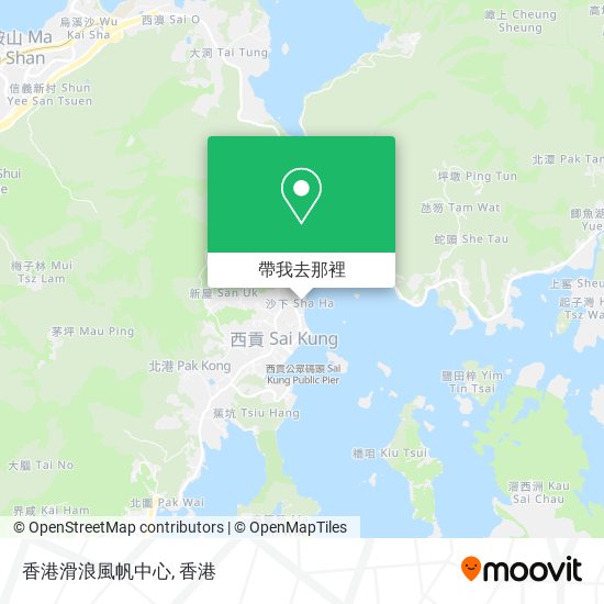 香港滑浪風帆中心地圖