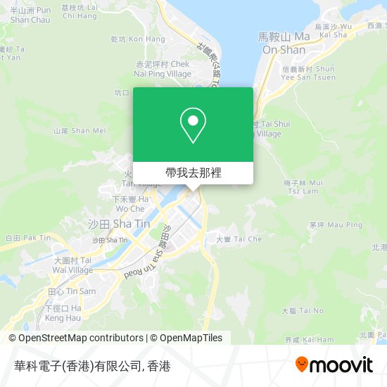 華科電子(香港)有限公司地圖