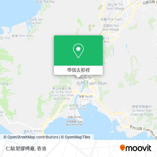 仁駿塑膠樽廠地圖