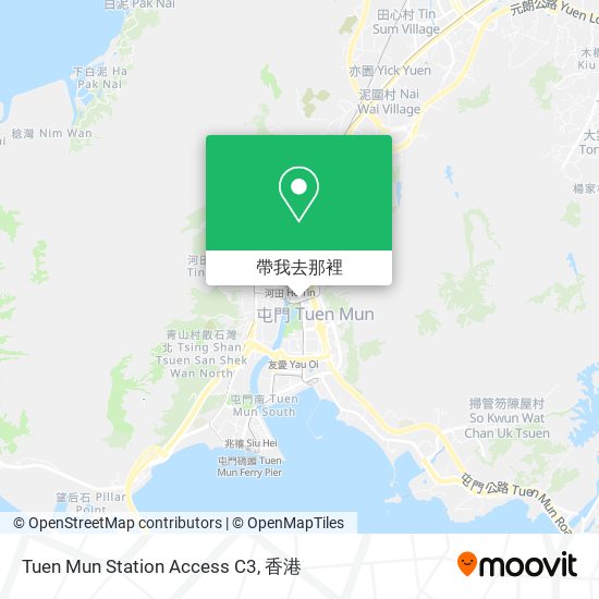 Tuen Mun Station Access C3地圖