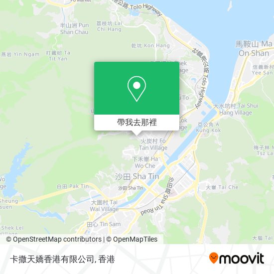 卡撒天嬌香港有限公司地圖