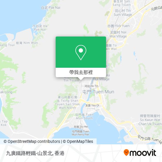 九廣鐵路輕鐵-山景北地圖