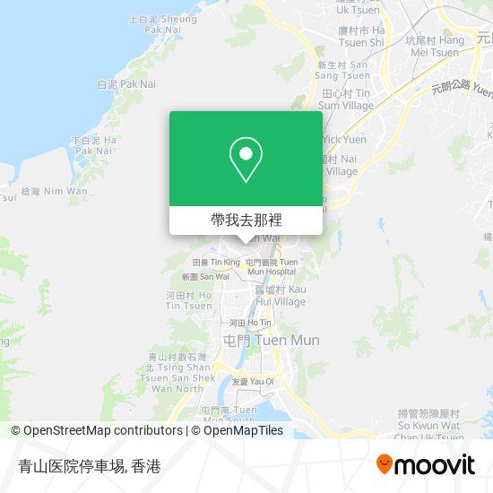 青山医院停車埸地圖