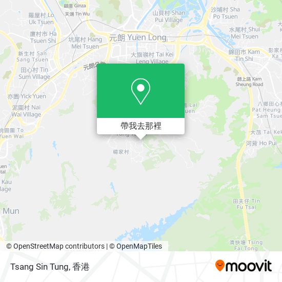 Tsang Sin Tung地圖