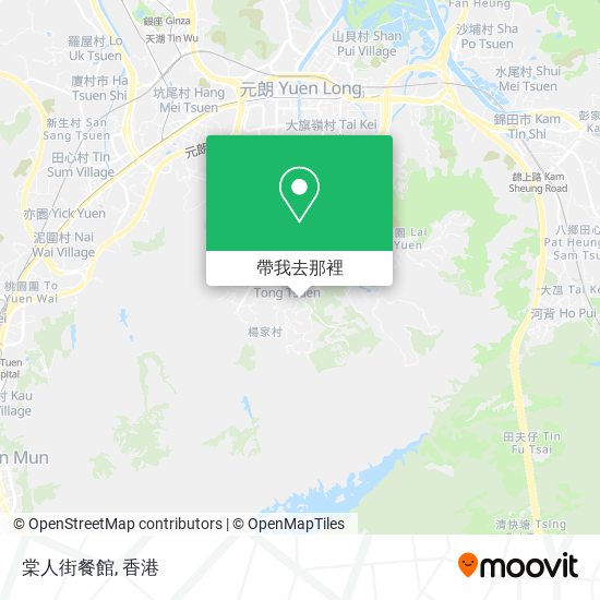 棠人街餐館地圖