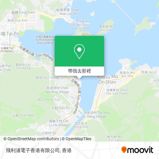 飛利浦電子香港有限公司地圖
