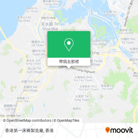 香港第一床褥製造廠地圖
