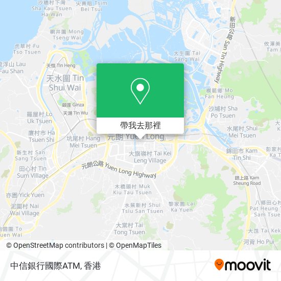 中信銀行國際ATM地圖