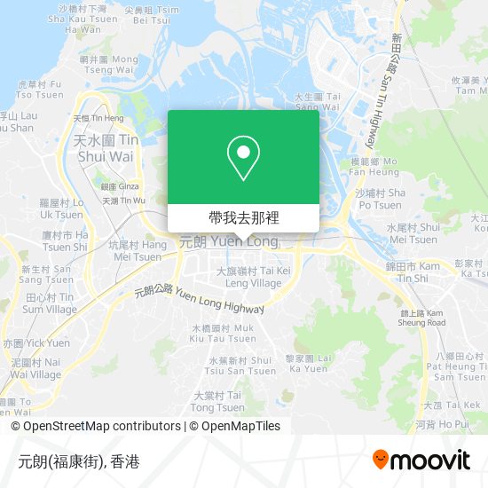元朗(福康街)地圖