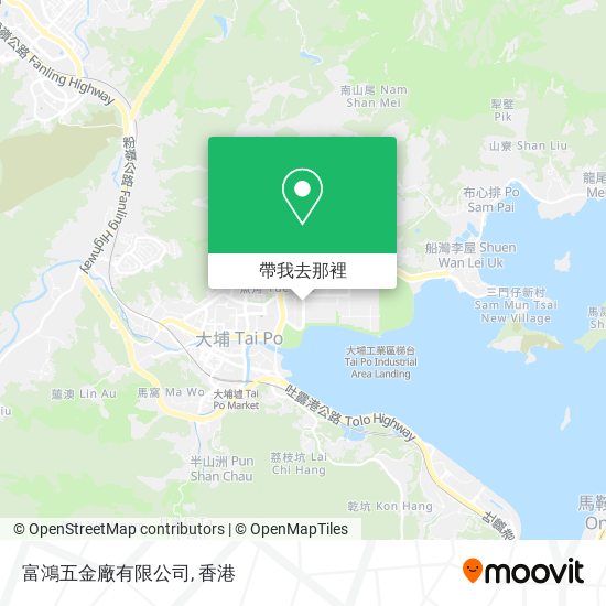 富鴻五金廠有限公司地圖