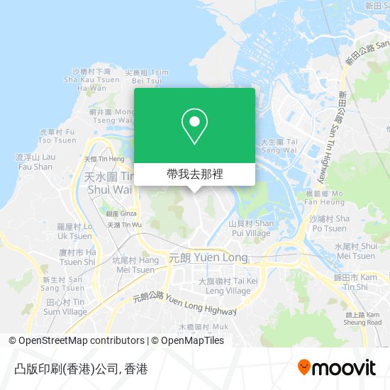 凸版印刷(香港)公司地圖