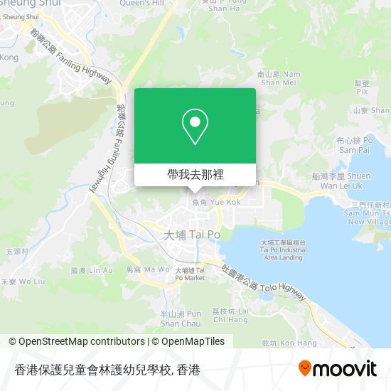 香港保護兒童會林護幼兒學校地圖