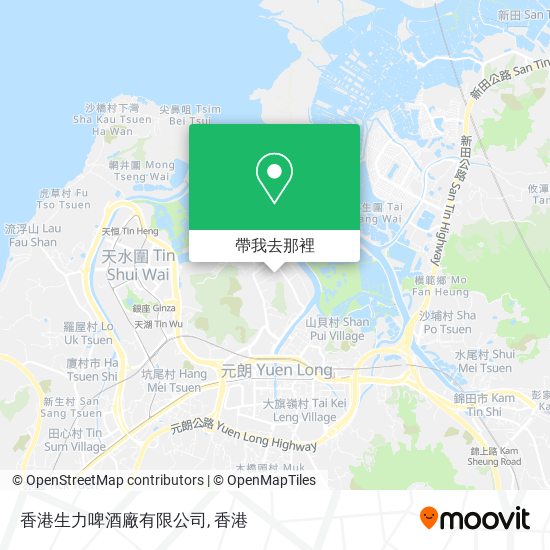 香港生力啤酒廠有限公司地圖