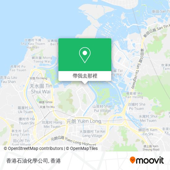 香港石油化學公司地圖