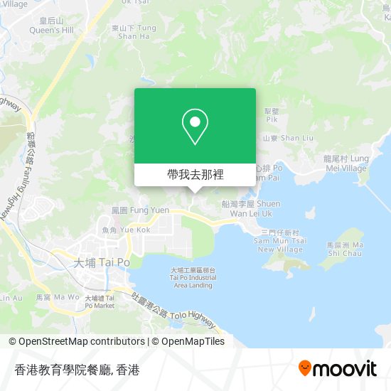 香港教育學院餐廳地圖