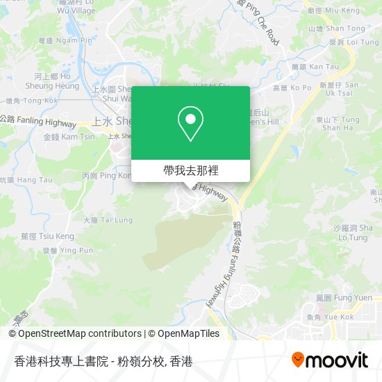 香港科技專上書院 - 粉嶺分校地圖