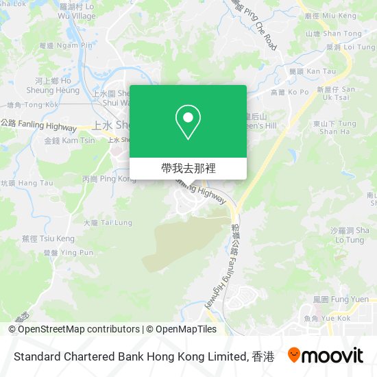 Standard Chartered Bank Hong Kong Limited地圖