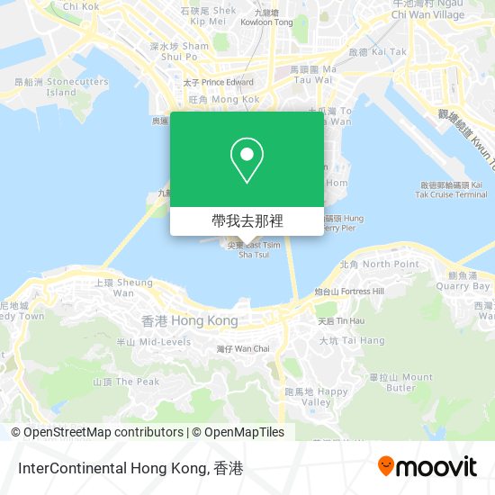 InterContinental Hong Kong地圖