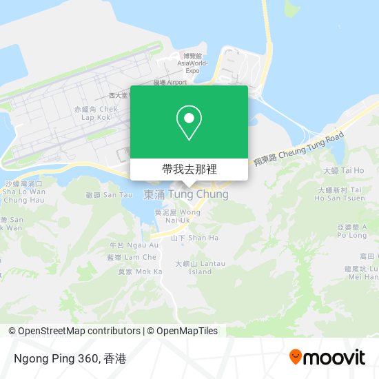 Ngong Ping 360地圖