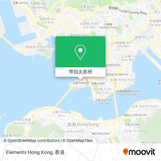 Elements Hong Kong地圖
