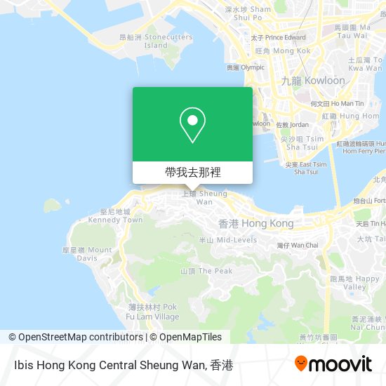 Ibis Hong Kong Central Sheung Wan地圖