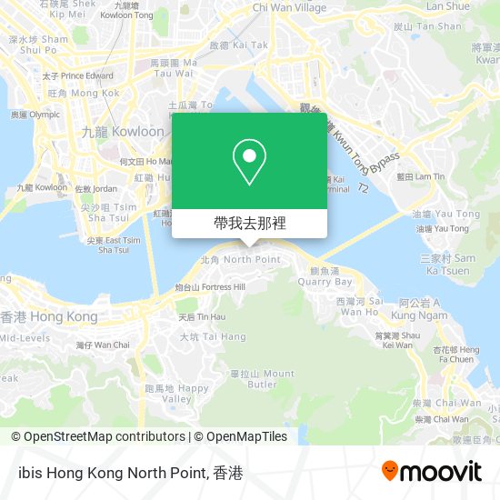 ibis Hong Kong North Point地圖