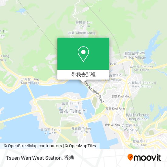 Tsuen Wan West Station地圖