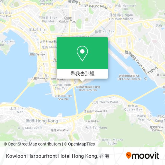 Kowloon Harbourfront Hotel Hong Kong地圖