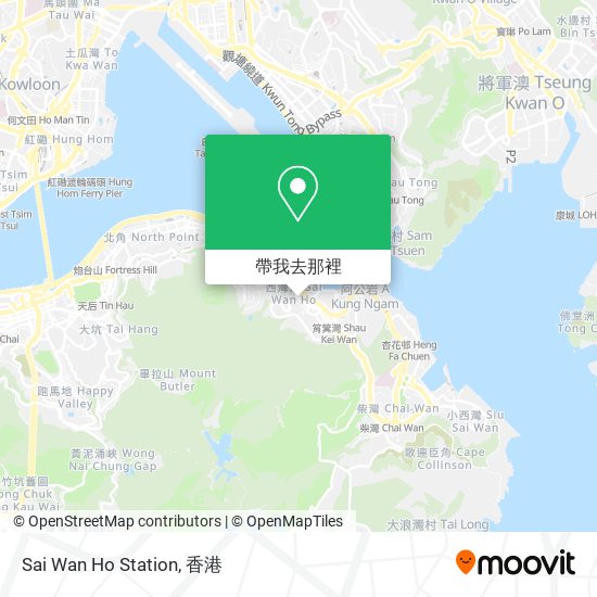 Sai Wan Ho Station地圖