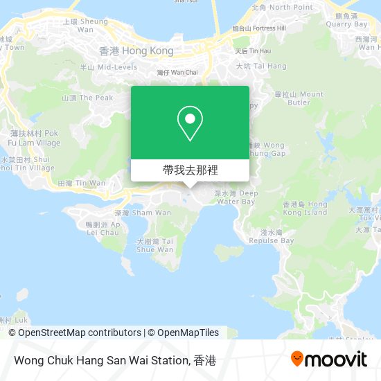 Wong Chuk Hang San Wai Station地圖