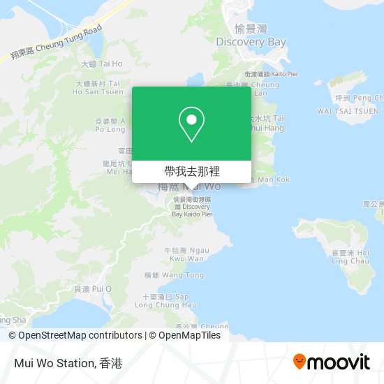 Mui Wo Station地圖