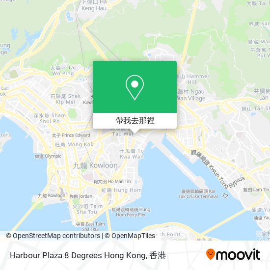 Harbour Plaza 8 Degrees Hong Kong地圖