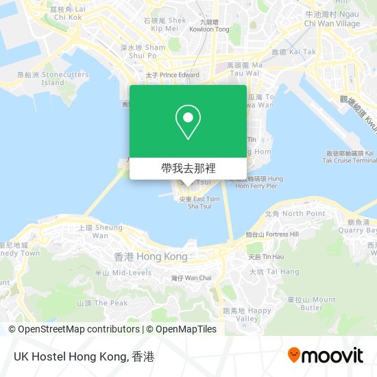 UK Hostel Hong Kong地圖