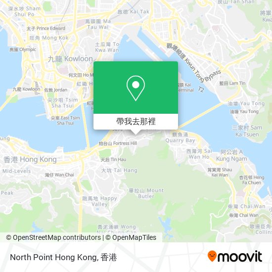 North Point Hong Kong地圖