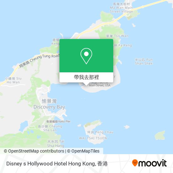 Disney s Hollywood Hotel Hong Kong地圖