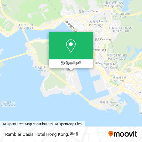 Rambler Oasis Hotel Hong Kong地圖