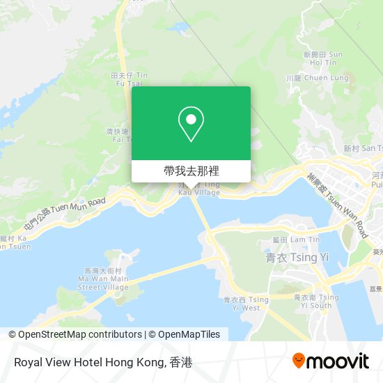 Royal View Hotel Hong Kong地圖