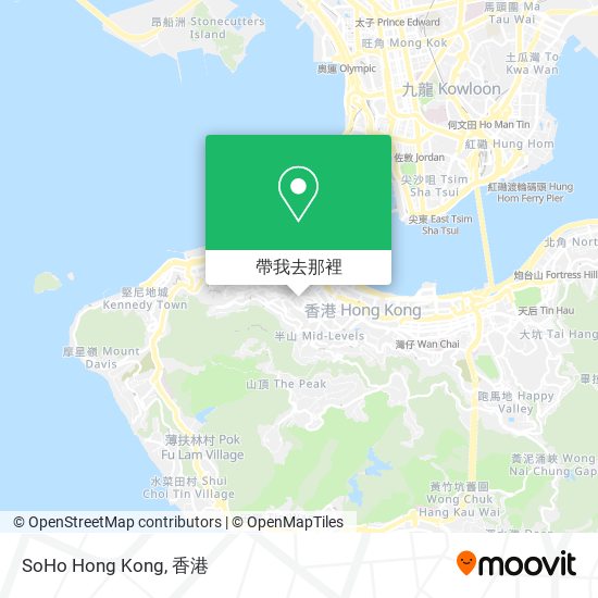 SoHo Hong Kong地圖