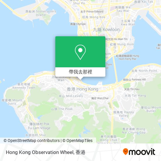 Hong Kong Observation Wheel地圖