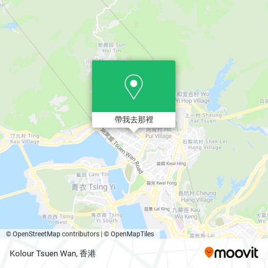 Kolour Tsuen Wan地圖